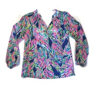 Lilly Pulitzer Elsa Silk Top